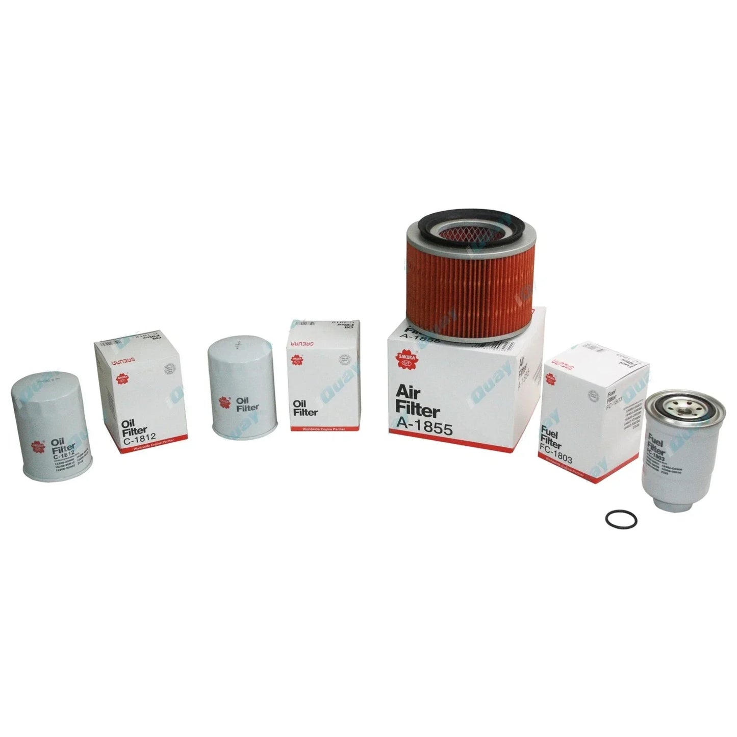 Air, Oil & Fuel Filter Service Kit for Nissan Patrol GU 6cyl TD42T 4.2L 1999-06