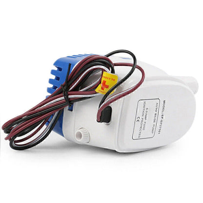 24V 600GPH Submersible Bilge Pump for Marine Boat & RV
