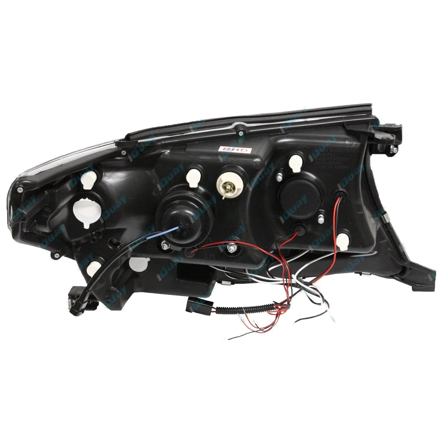 Angel-eye Projector LED Chrome Headlights for Landcruiser 200 Series (2007-2015)