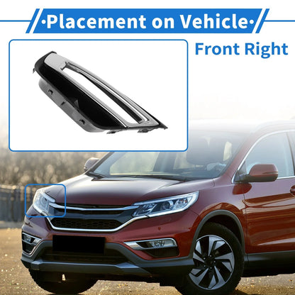 Front Right Fog Light Grill for Honda CR-V (2017-2020)