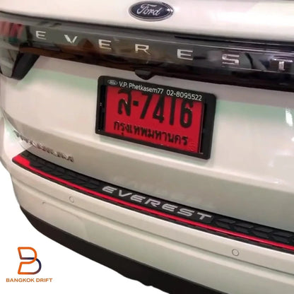 Matte Black Rear Bumper Protector Scuff Plate for Ford Everest (2022 - )