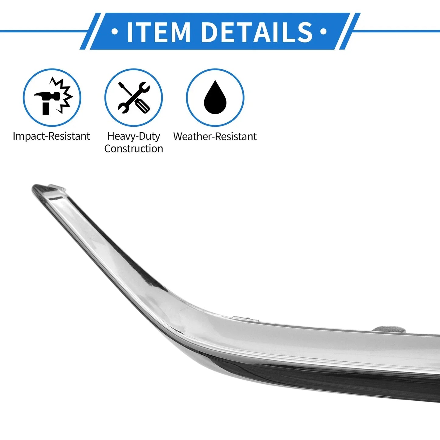 Rear Lower Center Bumper Grille Trim for Mercedes-Benz W212/E (2010-2016)