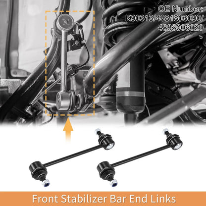 Rear Stabilizer Sway Bar Link Set with Bushing for Toyota Camry (2007-2011)