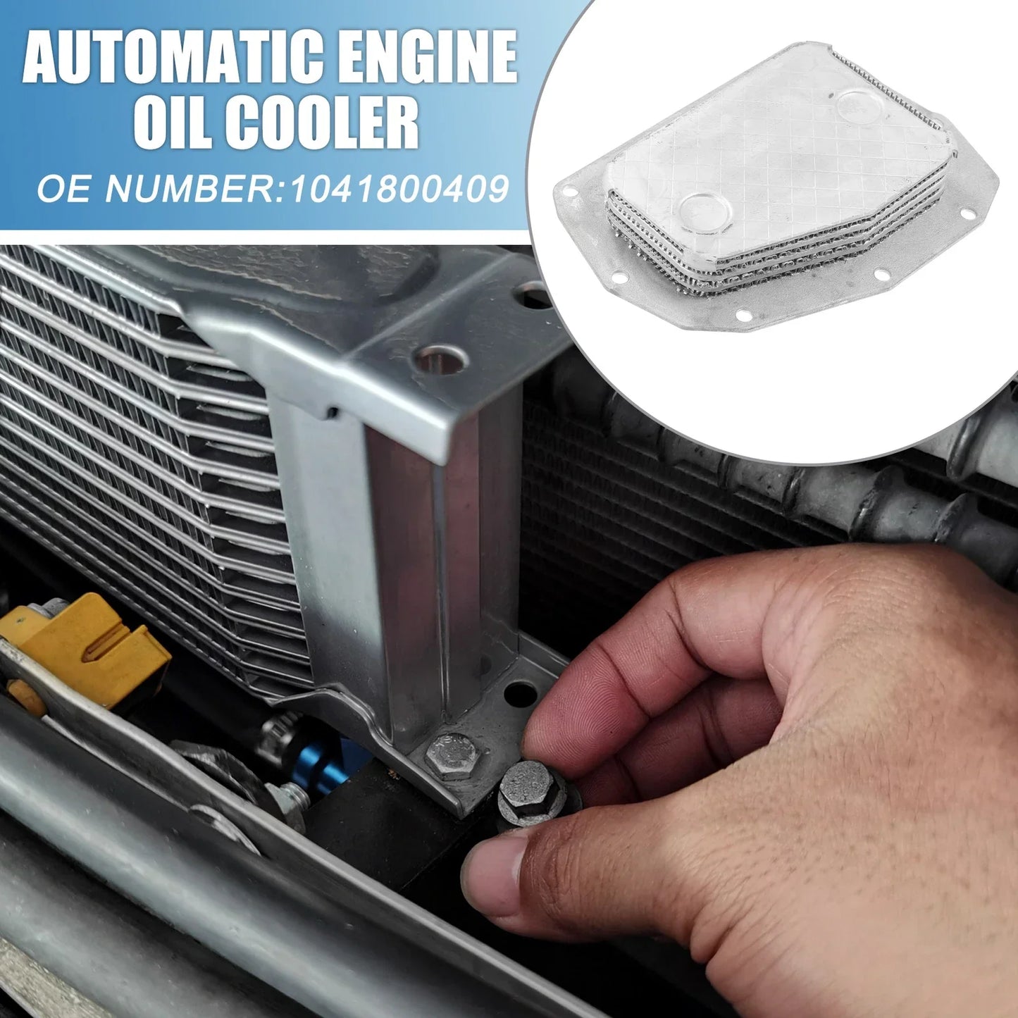 Engine Oil Cooler for Mercedes-Benz W202 1994-1997 (2 x No.1041800409)