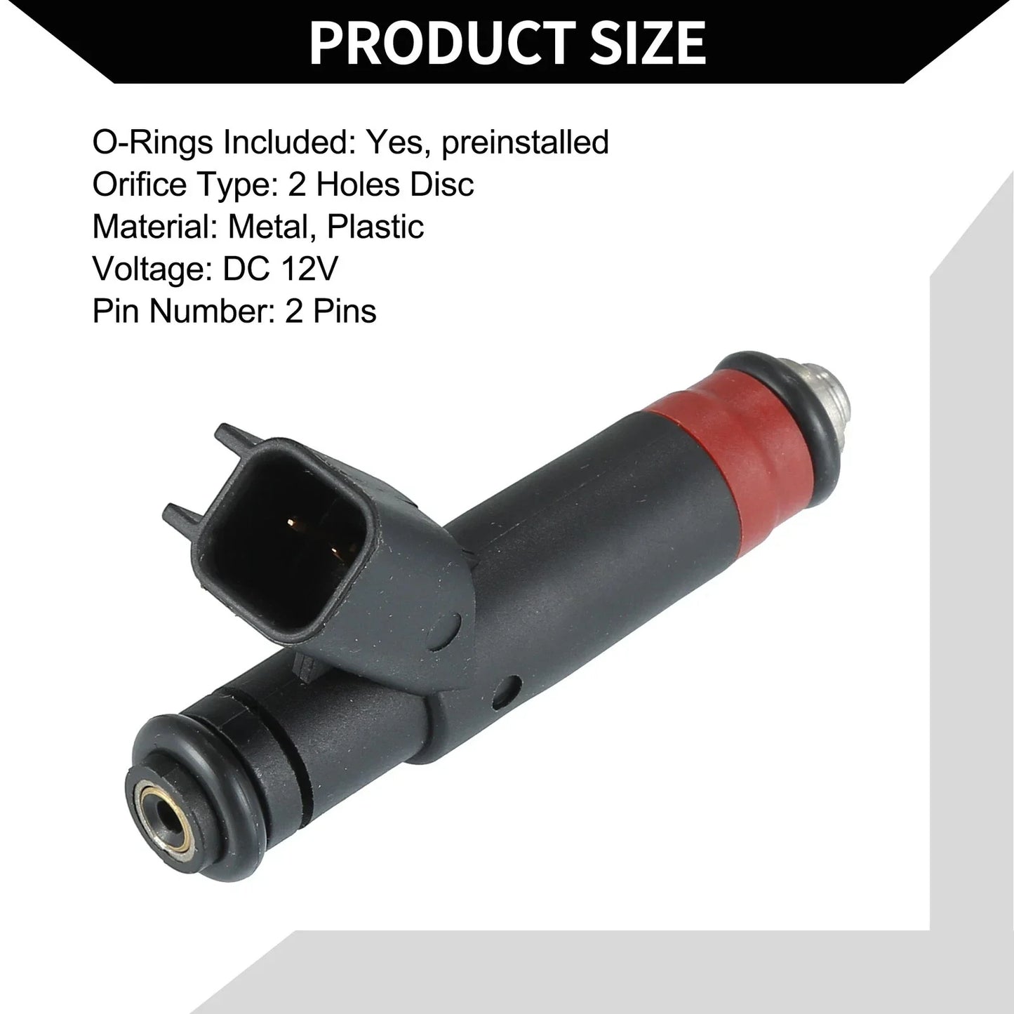 Fuel Injector for Dodge Ram 1500 4.7L 2002-2003 - Black 1 x Injector