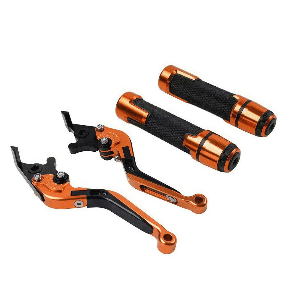 Folding Extendable Brake Clutch Lever Handlebar Grip Set for Yamaha FJR XJR 1300
