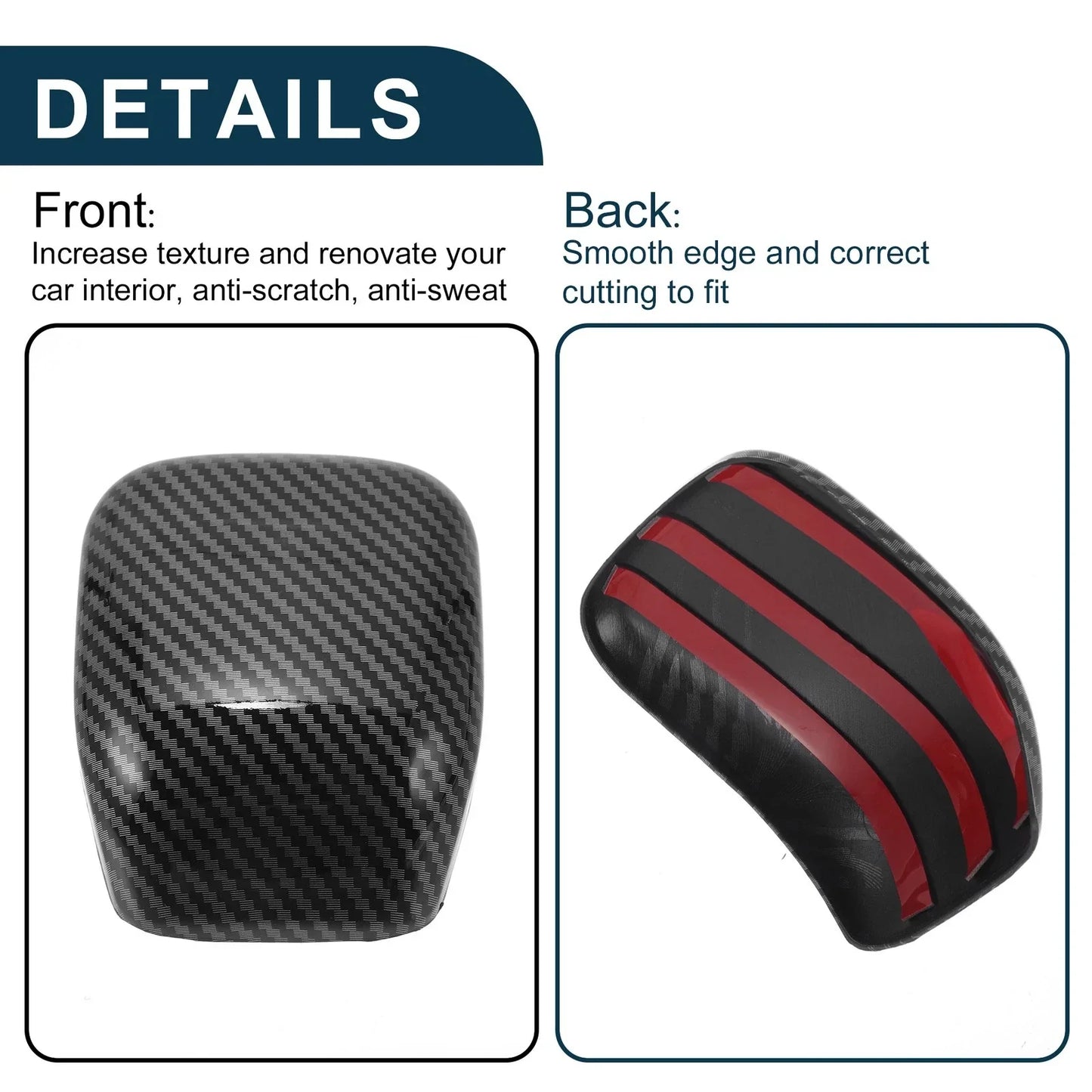 Gear Shift Knob Cover Sticker for Mercedes-Benz A CLA Class W177 C118 W118