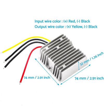 12V to 13.8V 15A Power Supply Converter Module