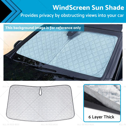 6 Layer WindScreen Sun Shade for Mazda BT-50 (2020-2025) UV Protection