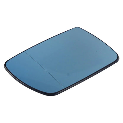 Blue Wide Angle Heated Rear View Mirror Glass for BMW X5 (2000-2006)