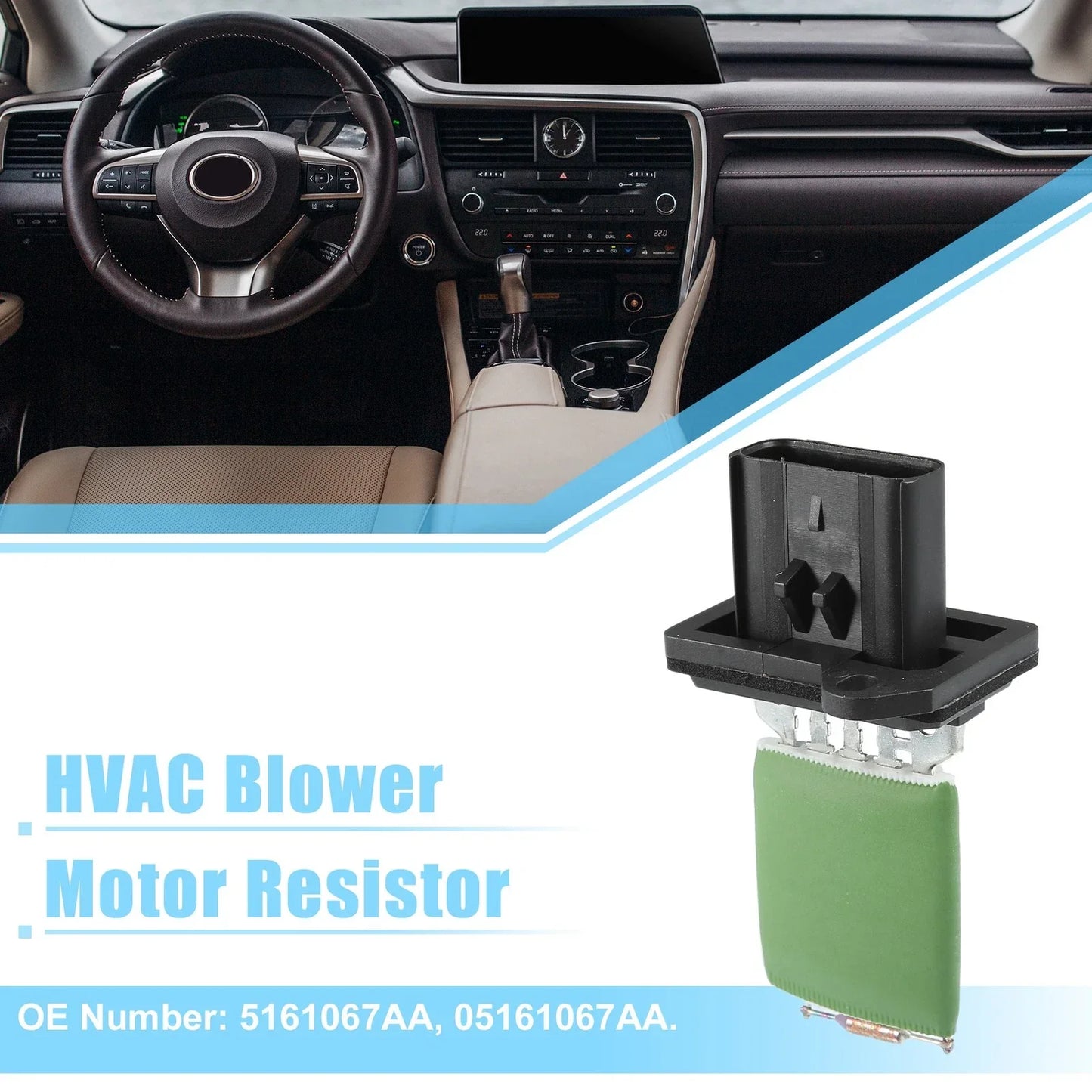 HVAC Blower Motor Resistor for Dodge Dakota (2005-2006)