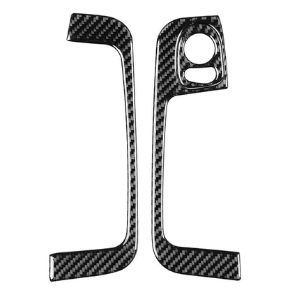 Carbon Fiber Inner Door Armrest Handle Trim for Fiat 500 (2012-2015)