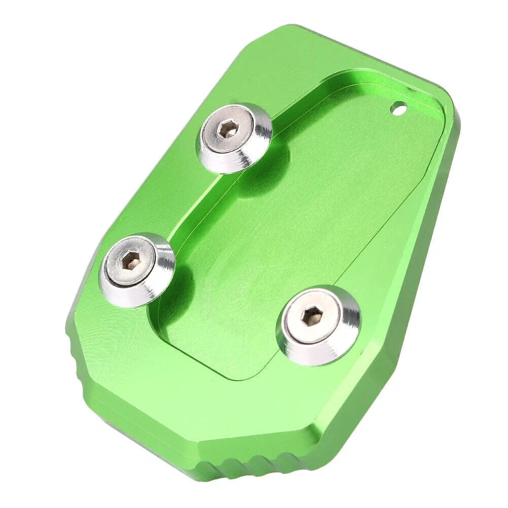 Green Aluminium Kickstand Extension Pad for Yamaha MT09 (2013-2016)