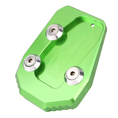 Green Aluminium Kickstand Extension Pad for Yamaha MT09 (2013-2016)