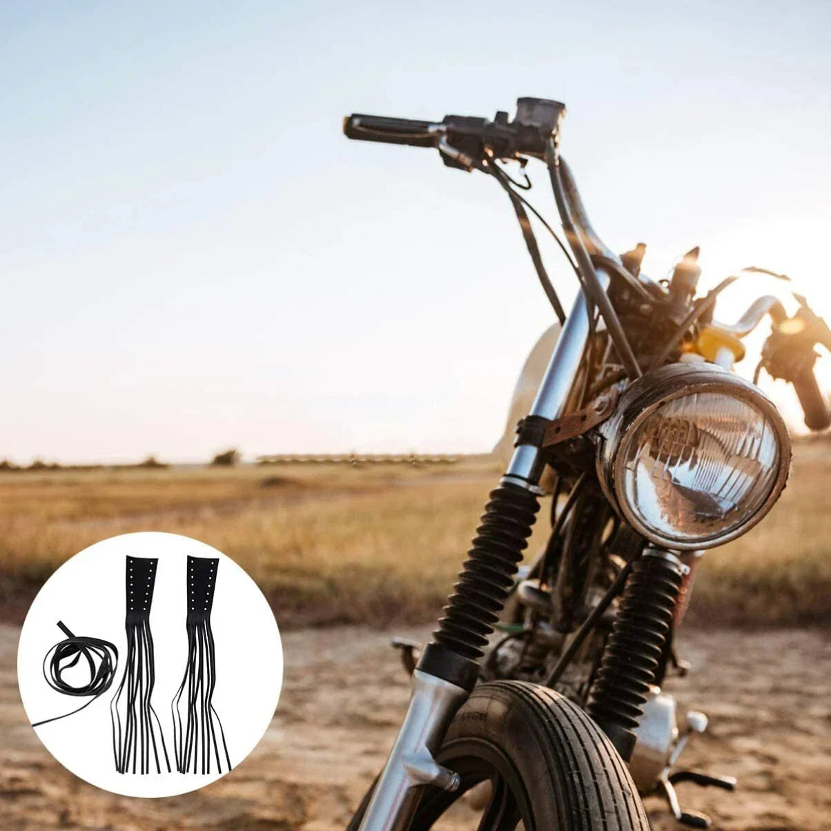 12" Motorcycle Brake Lever Covers for Biker Clutch - Black