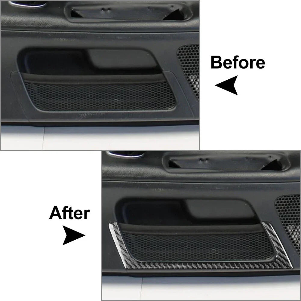 Carbon Fiber Door Storage Air Vent Outlet Cover for Honda S2000 (2004-2009)
