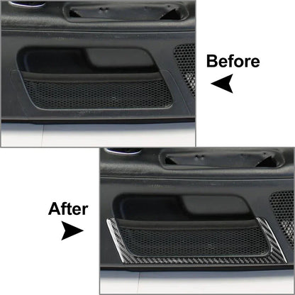 Carbon Fiber Door Storage Air Vent Outlet Cover for Honda S2000 (2004-2009)