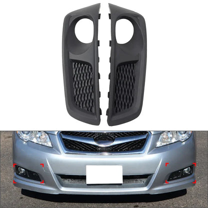 Front Bumper Fog Light Bezel Cover  Black for Subaru Legacy (2010-2012)