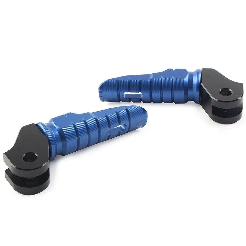 CNC Front Foot Pegs Pedal Blue for T100 T120 (2016-2022)