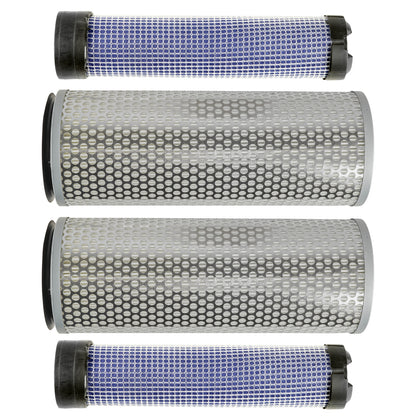 Air Filter Replacement for John Deere 4410 4500 4510 4600 4700 6080 647 (2x) (2000–2010)
