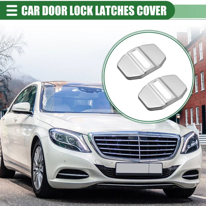 2 x Car Door Latch Lock Covers for Mercedes-Benz AMG GLC (2016-2023)
