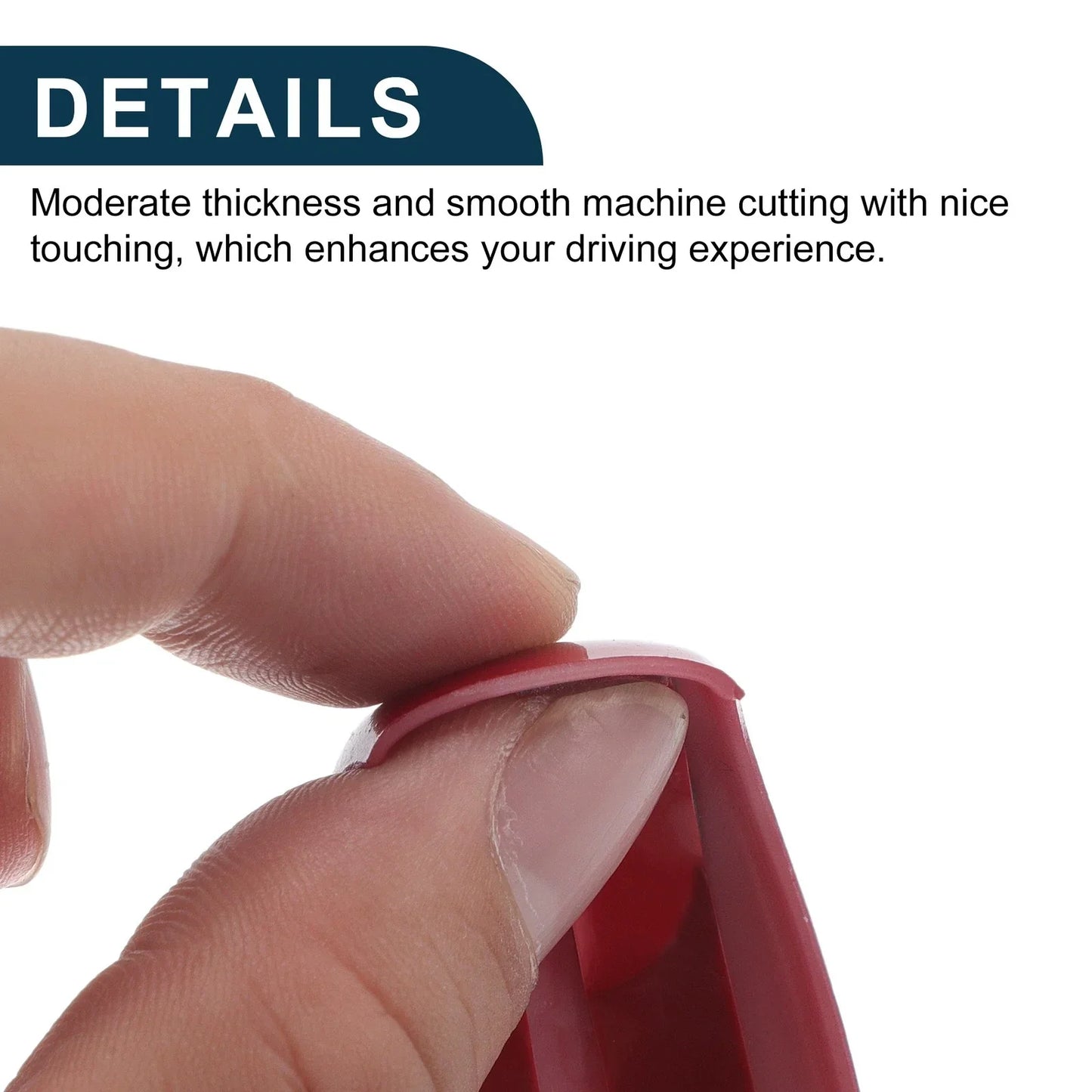 ABS Gear Shift Knob Cover Sticker for Honda CR-V 2023-2025 Red