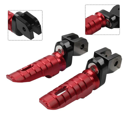 Red Front Footrests for Ducati Hypermotard 950, Monster 795, 821 (2018-2021)