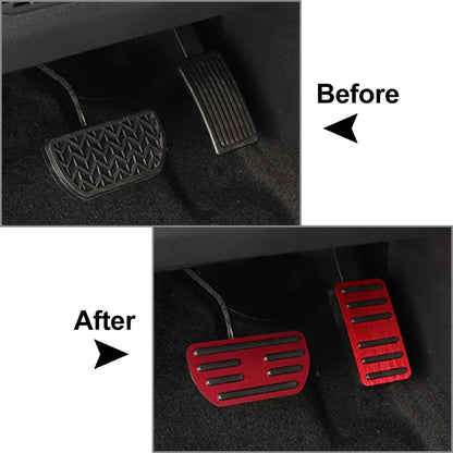 Stainless Steel Brake Gas Pedal Pad Covers for Haval H2 H4 H6 M6 F5