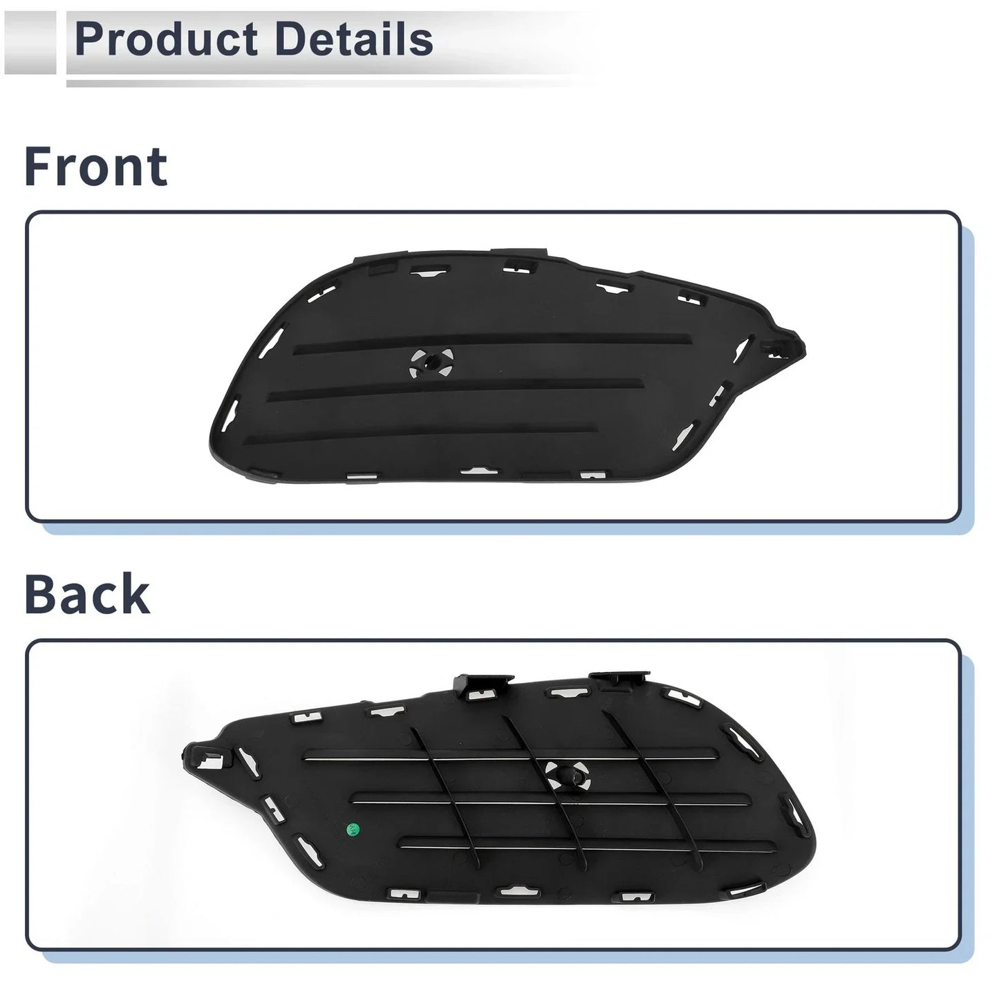 Front Right Fog Light Grill for Mercedes Benz W207 (2013-2016)
