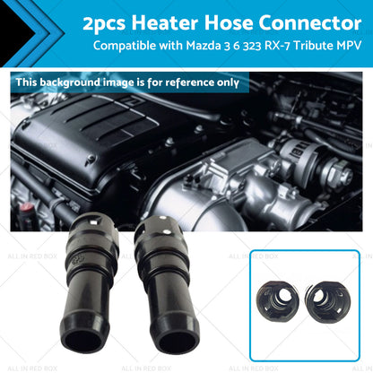 Heater Hose Connector for Mazda 3, 6, 323, RX-7, Tribute, MPV (2004-2013)