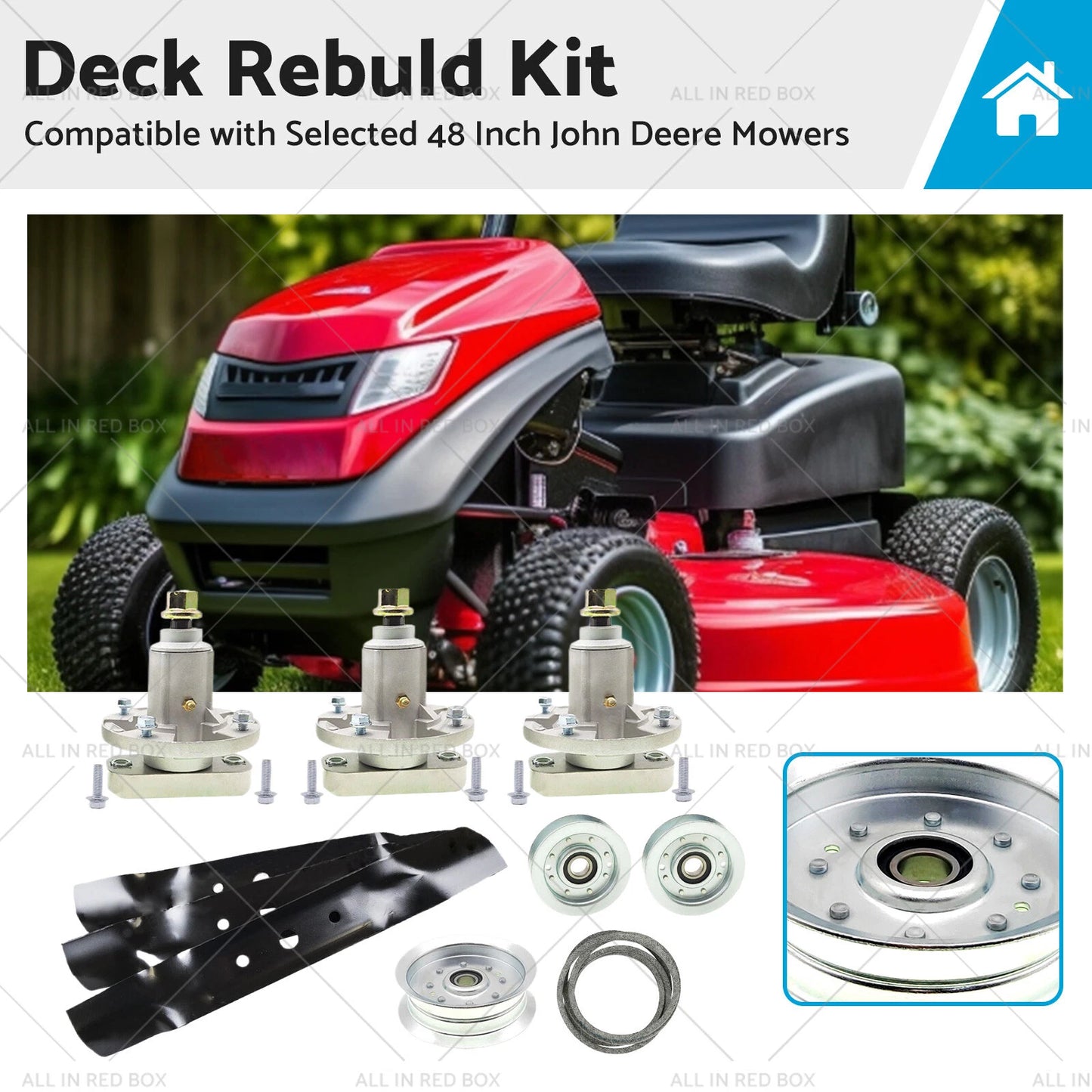 Deck Rebuild Kit for John Deere L120 L130 48" Mowers (2001-2005)