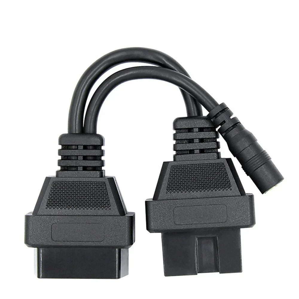 12 Pin OBD1 to 16 Pin OBD2 Diagnostic Adapter Cable for Mitsubishi Hyundai