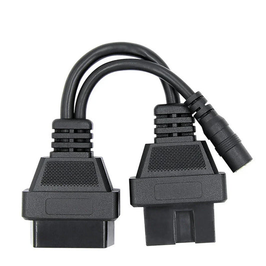 12 Pin OBD1 to 16 Pin OBD2 Diagnostic Adapter Cable for Mitsubishi Hyundai