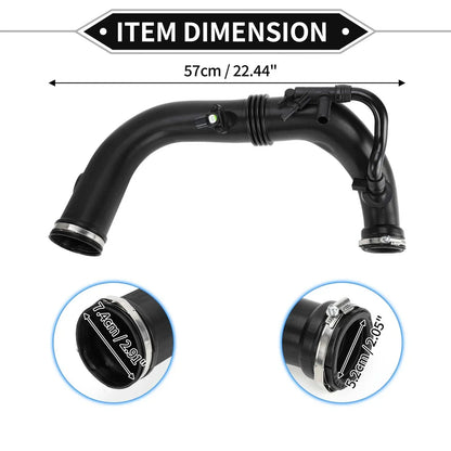 Intake Hose for Mercedes-Benz W204 2012-2015, Black, 2 x Compatible Parts