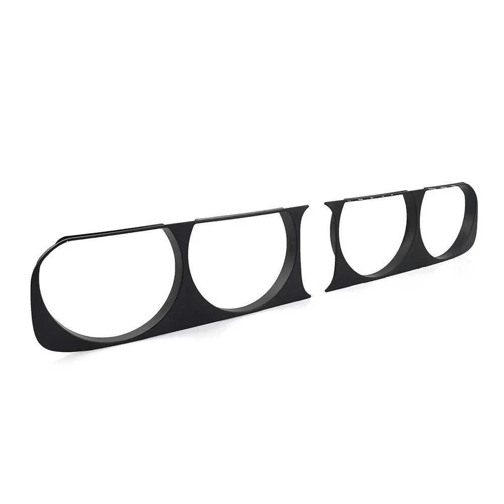 Matte Black Headlight Bezel Trim for Dodge Challenger (2008-2014)