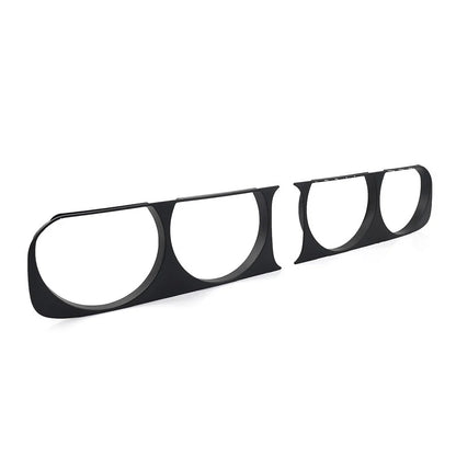 Matte Black Headlight Bezel Trim for Dodge Challenger (2008-2014)