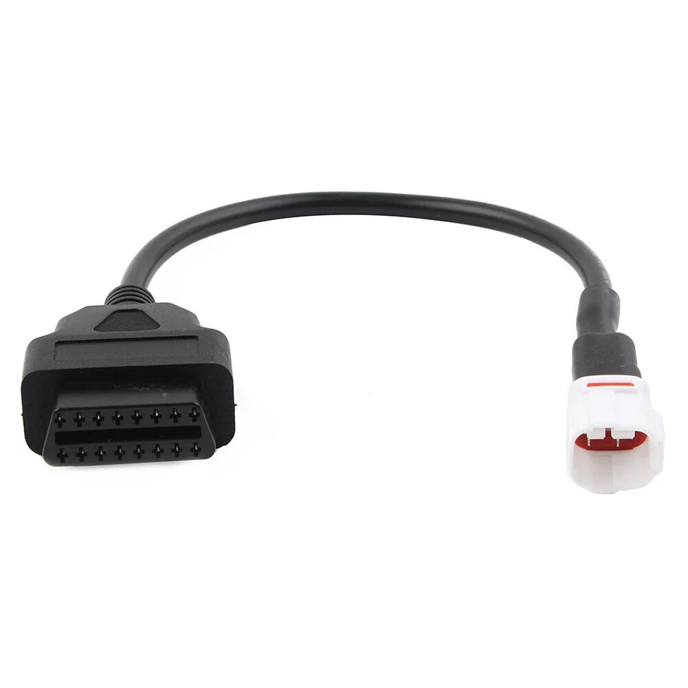 4 Pin to OBD2 Diagnostic Tool Code Reader Adapter Cable for Yamaha Motorcycle