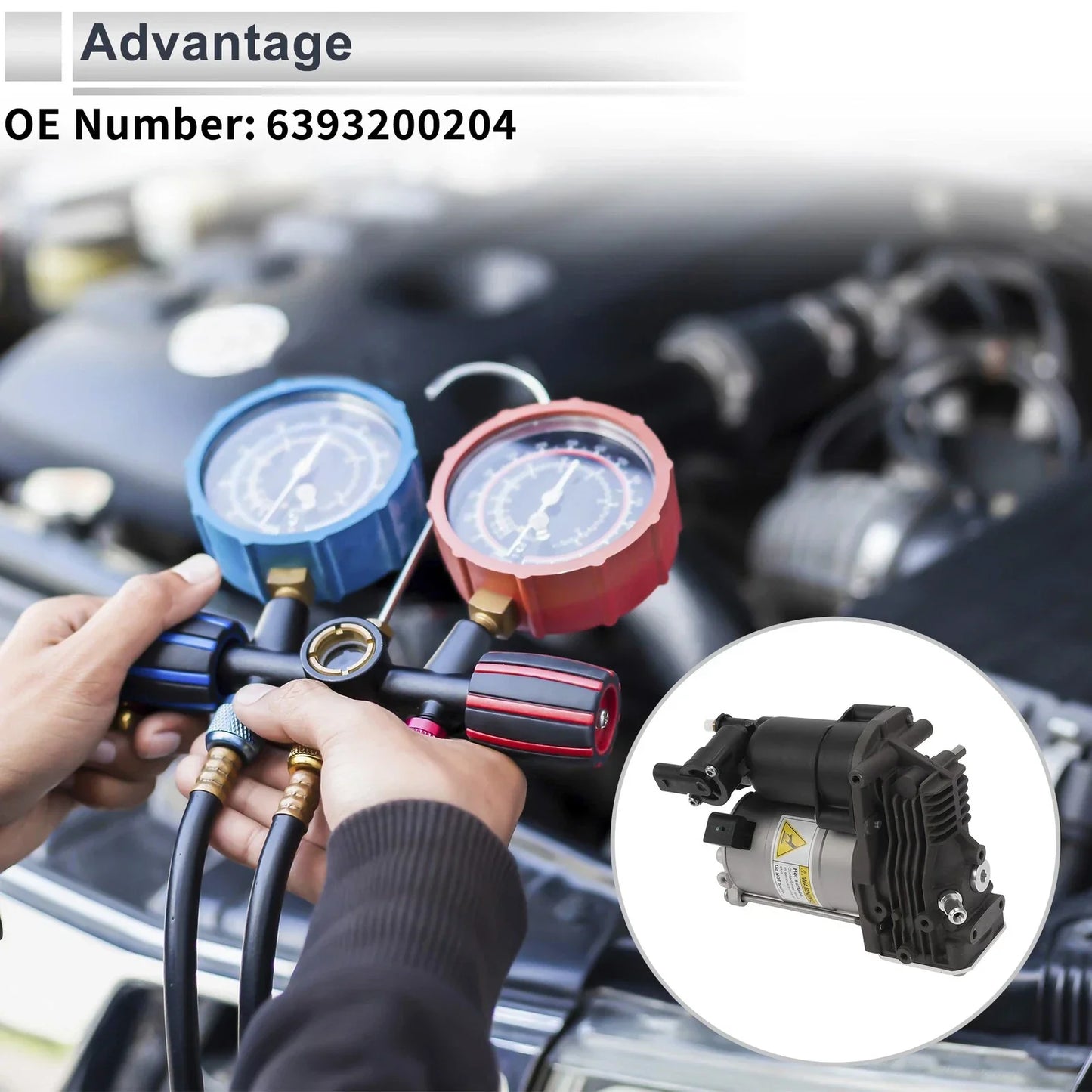 Air Suspension Compressor for Mercedes-Benz Vito (2009-2013) 1 x Unit