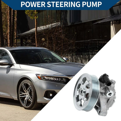 Power Steering Pump for Honda Accord 2.4L L4 (2003-2007) 1 x Unit