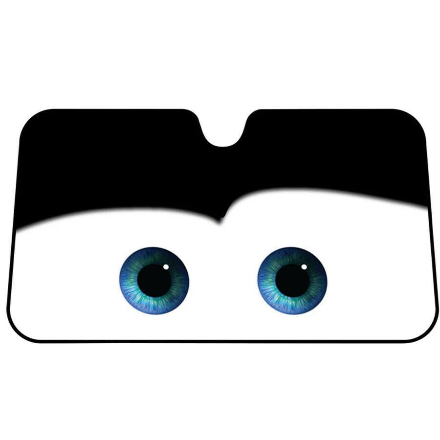 Cute Cartoon Big Eyes Anti-UV Windshield Sun Shade for Car