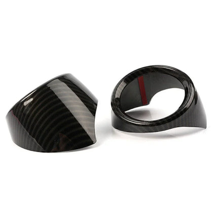 Carbon Fiber Dashboard Air Outlet Vent Trim for Alfa Romeo Giulia (2017-2018)