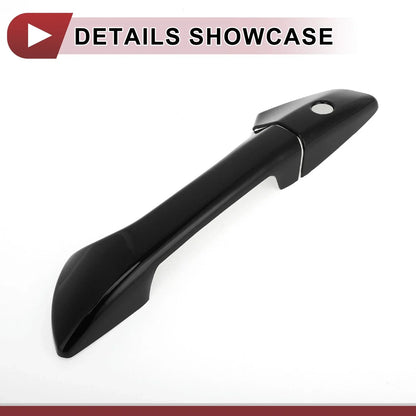 Car Door Handle Cover Set for Honda Accord (2008-2012) - Gloss Black ABS