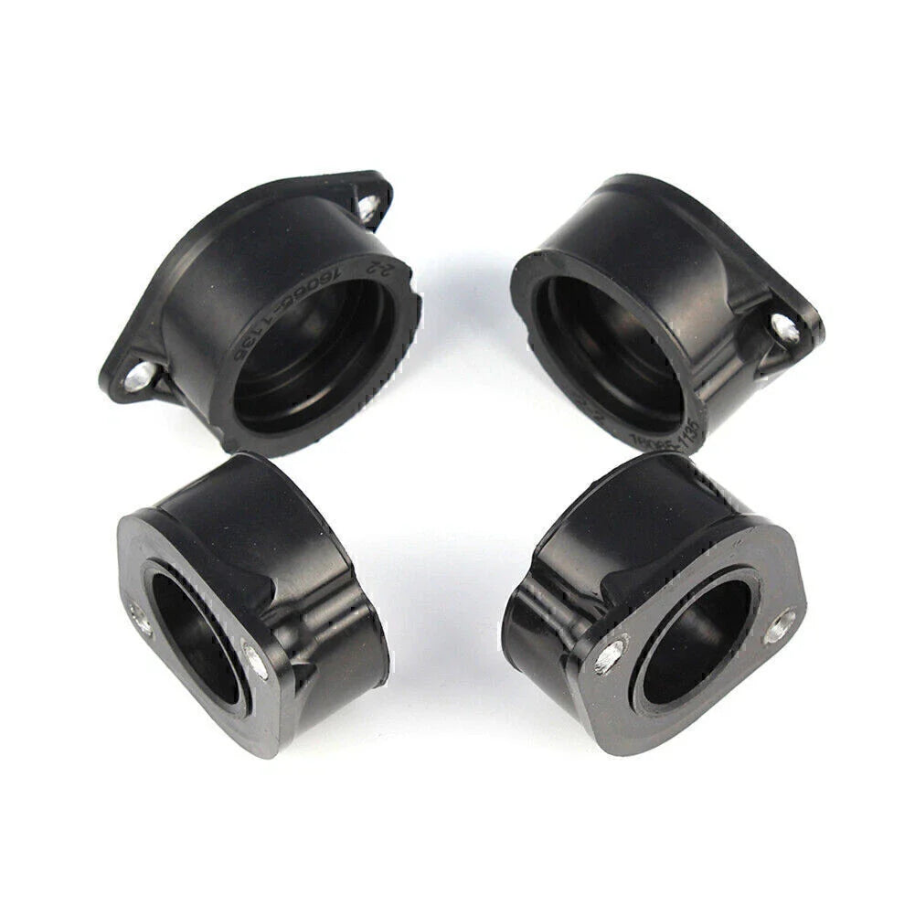 4x Carburetor Intake Manifold Boots for Kawasaki KZ1000K KZ1000M (1981-1982)
