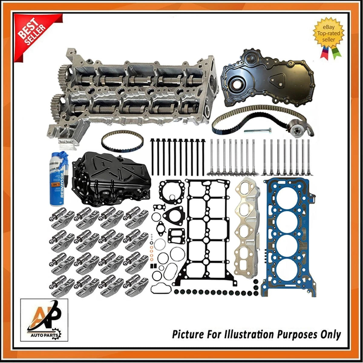 Cam Carrier Rocker Lifter Replacement Kit for Ford Custom EcoBlue (2018–2022)