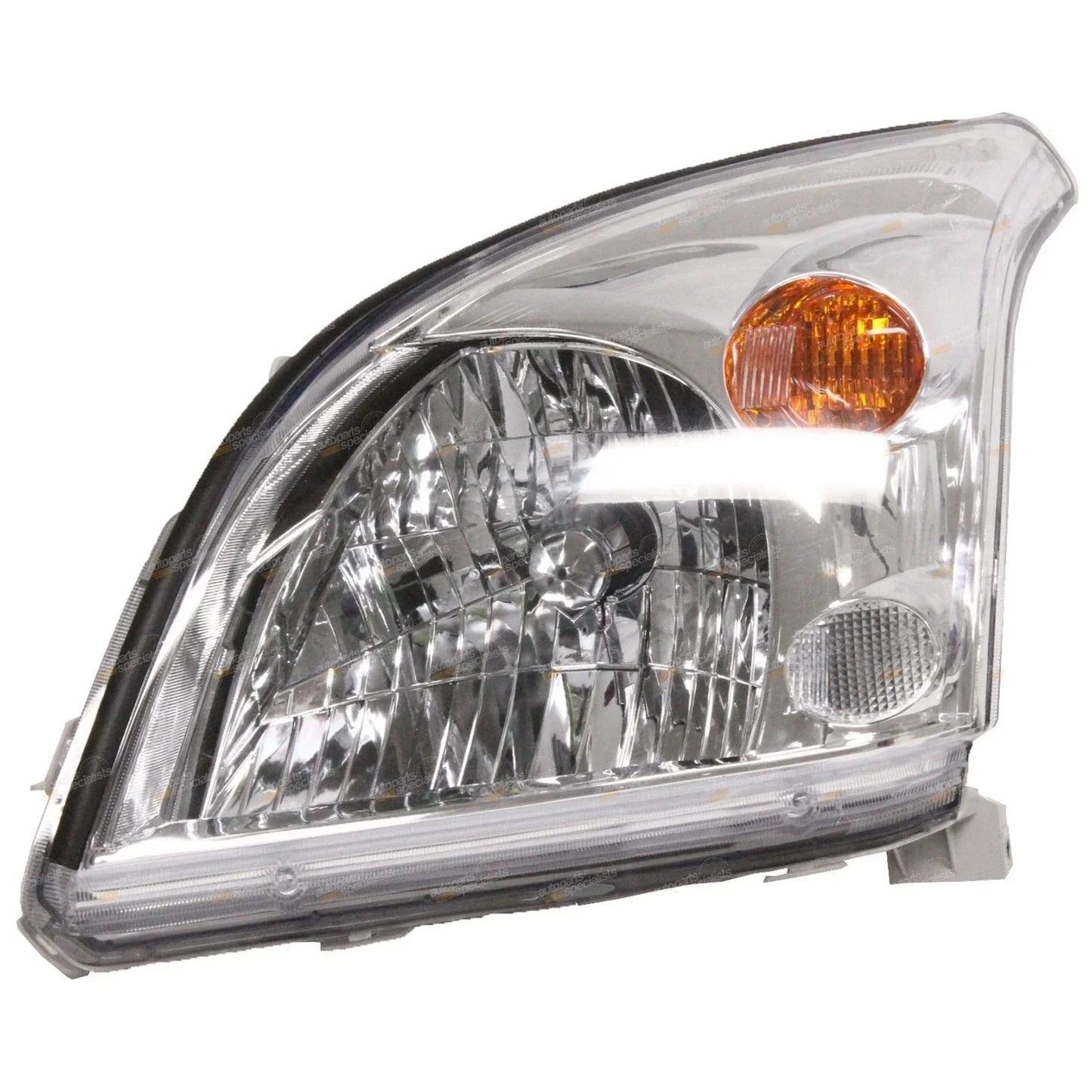 LH Chrome Headlight for Toyota Prado GRJ120 KDJ120 KZJ120 (2003–2009)