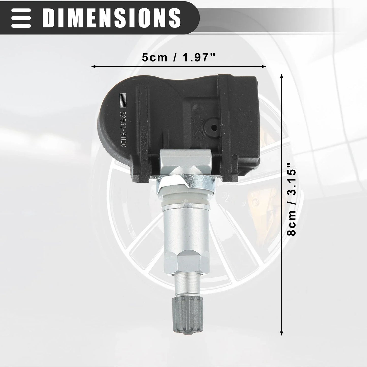 TPMS Sensor 433MHZ for Hyundai (No. 52933B1100)