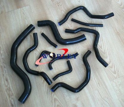 Silicone Radiator Heater Hose for Mitsubishi Lancer Evo 7 8 CT9A Blue