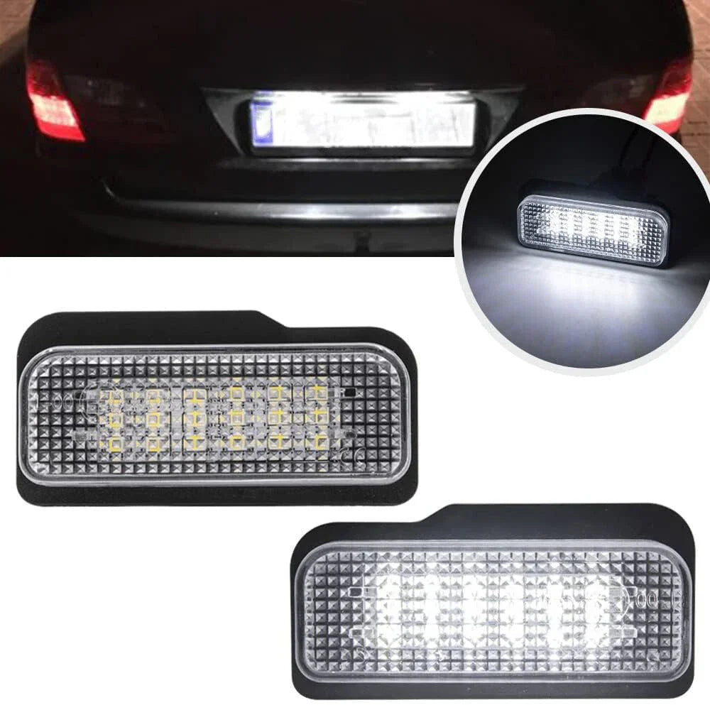 LED License Plate Lights for Mercedes Benz W203 W211 W219 (2000-2010)