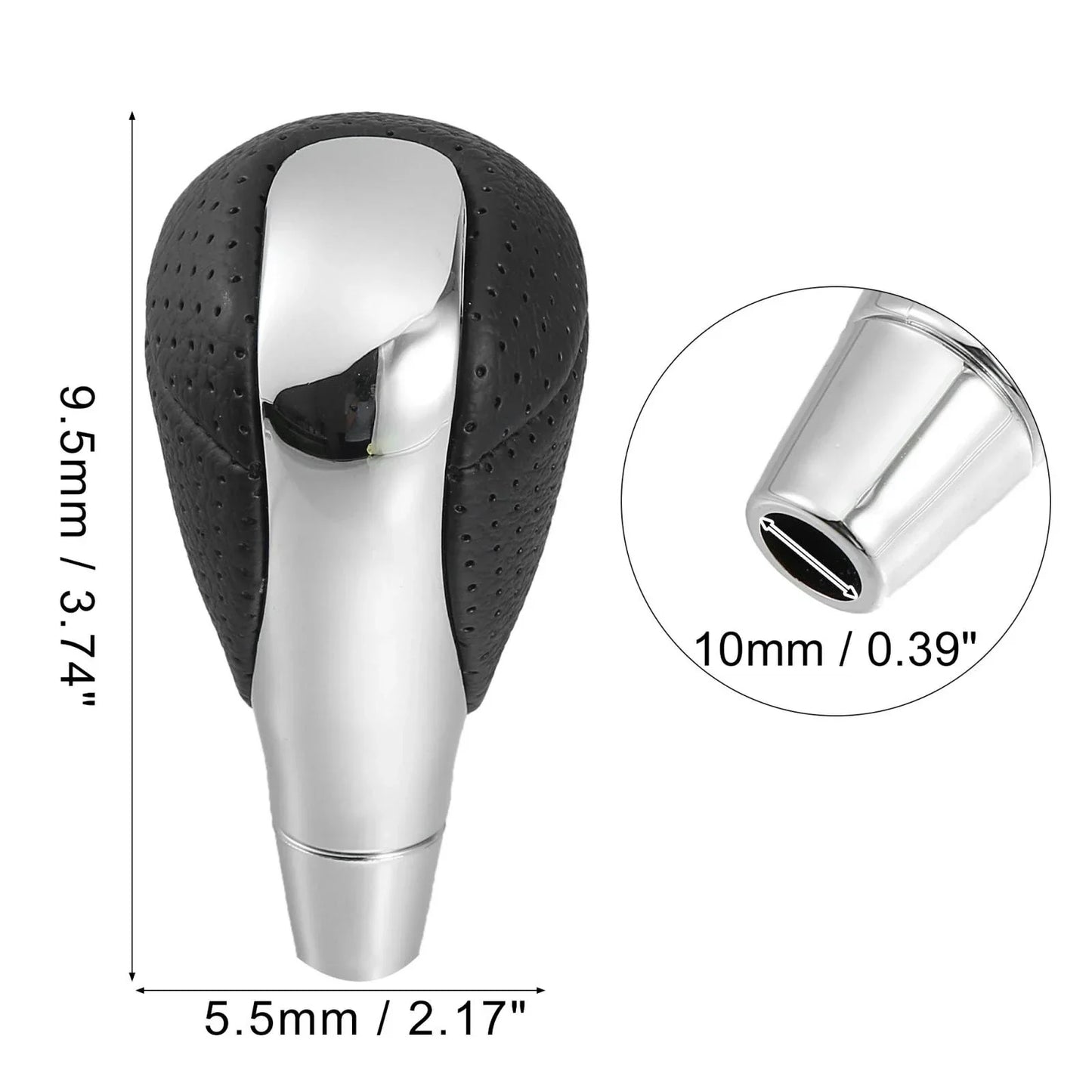 Automatic Gear Stick Shift Knob for Lexus IS F (2008-2014) Silver Tone