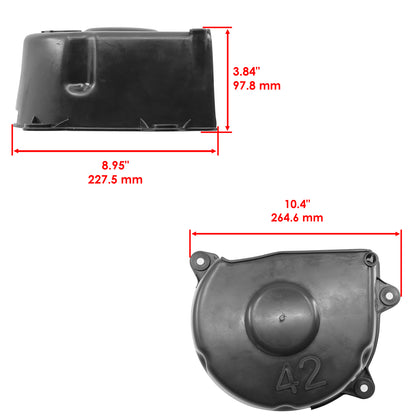 Deck Belt Shield Left for John Deere LA100 LA120 X110 X120 (2000–2009)